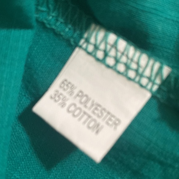 Peekskill set pant blouse women S teal ruffles button down event vacation Y2K - Picture 7 of 12